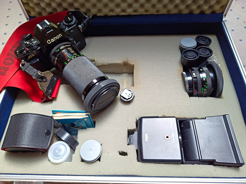Canon set schwarz mit - canon, a-1
