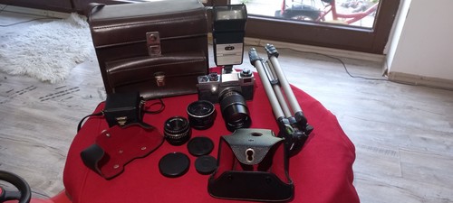 Vintage kamera silber schwarz - vintage,