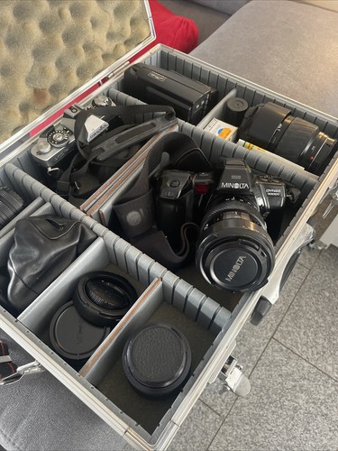 Koffer mit fotoapparat - mit,