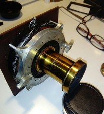 Messing Objektiv 13x18