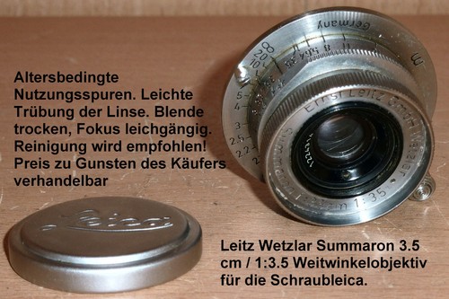 Leica summaron objektiv - summaron, ww-objektiv