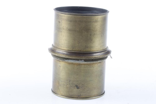 Messingobjektiv rund 24cm
