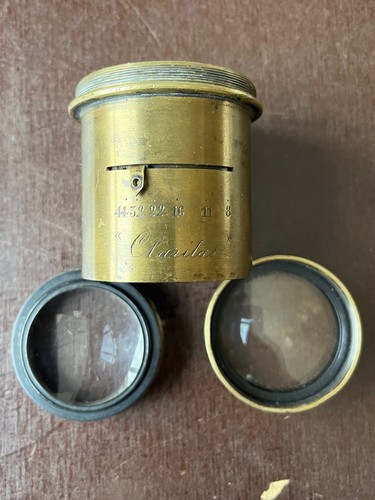 Brass camera lense shutter - lense,