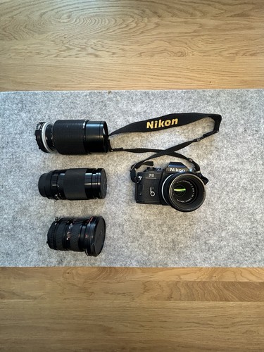 Nikon 4 objektive analog - nikon,