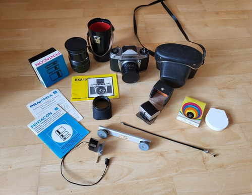 Set exa spiegelreflexkamera - set,