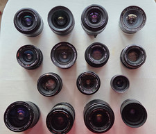 15 Objektive verschiedener