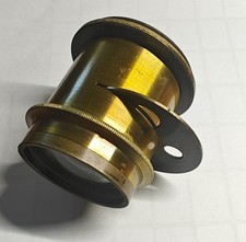 Antikes Messing-Objektiv mit